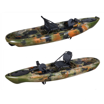 New Arrival One Person Fishing Kayak Polyethylene SIT ON TOP Kayak FOOT DRIVE PEDAL KAYAK 10ft